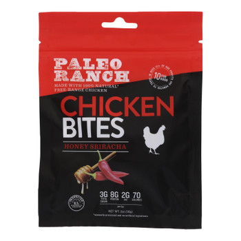 Paleo Ranch - Chicken Bites Honey Sriracha - Case of 8-2 OZ