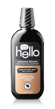 Hello Products Llc - Mouthwash Activated Charcoal Fresh Mint - 1 Each-16 FZ