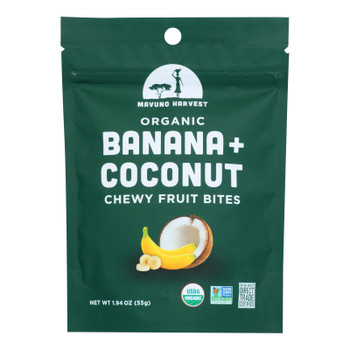 Mavuno Harvest - Fruit Bite Banana + Coconut - Case of 8-1.94 OZ