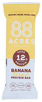 88 Acres - Protein Bar Banana Bread - Case of 9-1.9 OZ