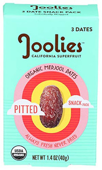 Joolies - Dates Pitted Snack Pack - Case of 12-1.4 OZ