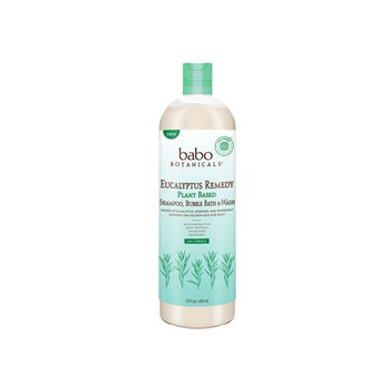 Babo Botanicals - Shampoo & Wash Eucalyptus Remedy - 1 Each-15 FZ