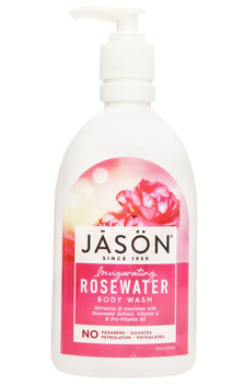 Jason Natural Products - Body Wash Rosewater - 1 Each-16 FZ Jason Natural Products - Body Wash Rosewater - 1 Each-16 FZ