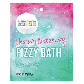 Aura Cacia - Fizz Bath Clear Breezeway - Case of 6-2.5 OZ Aura Cacia - Fizz Bath Clear Breezeway - Case of 6-2.5 OZ