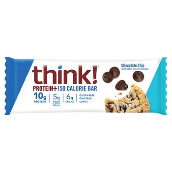 Think! - Bar Protein+150 Calorie Chocolate Chip - Case of 10-1.41 OZ