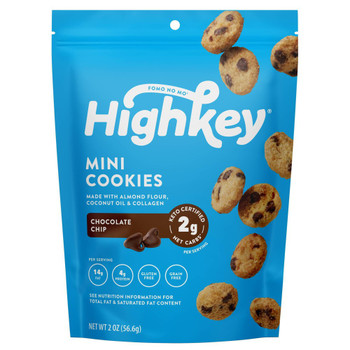 High Key - Cookie Chocolate Chip Keto - Case of 6-2 OZ