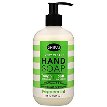 Shikai Products - Hand Soap Very Clean Peppermint - 1 Each-12 FZ Shikai Products - Hand Soap Very Clean Peppermint - 1 Each-12 FZ