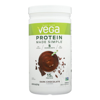 Vega - Protein Drink Mix Dark Chocolate - 1 Each-9.6 OZ Vega - Protein Drink Mix Dark Chocolate - 1 Each-9.6 OZ