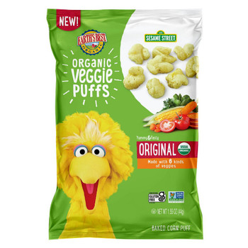 Earth's Best - Puffs Veggie - Case of 4-1.55 OZ