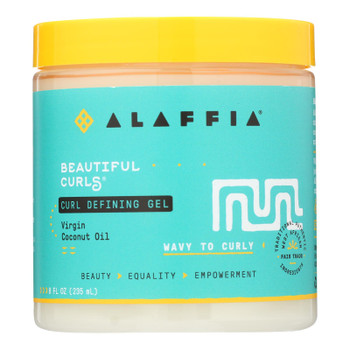 Alaffia - Hair Gel Curl Defining - 1 Each-8 FZ Alaffia - Hair Gel Curl Defining - 1 Each-8 FZ