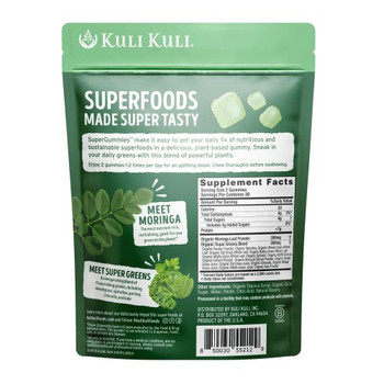 Kuli Kuli - Super Gummies Moringa Super Green - 1 Each-60 CT Kuli Kuli - Super Gummies Moringa Super Green - 1 Each-60 CT