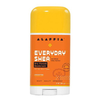 Alaffia - Deodorant Dry Fnsh Unscnt Char - 1 Each-3 OZ