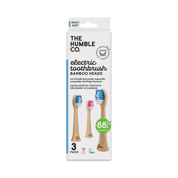 Humble Co - Toothbrush Electric Replaceable Head - Case of 4-3 CT