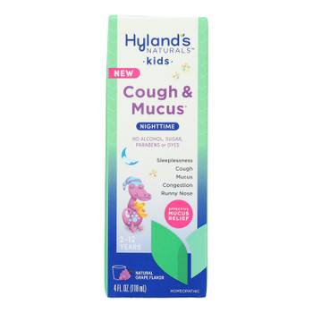 Hyland's - Kids Cough & Mucus Nighttime - 1 Each-4 FZ Hyland's - Kids Cough & Mucus Nighttime - 1 Each-4 FZ