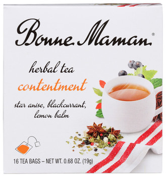 Bonne Maman - Tea Herbal Contentment - Case of 8-16 BAG