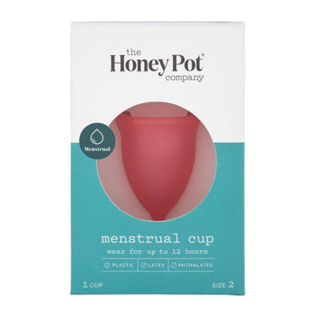 The Honey Pot - Menstrual Cup Size 2 Silicon - 1 Each-1 EA The Honey Pot - Menstrual Cup Size 2 Silicon - 1 Each-1 EA