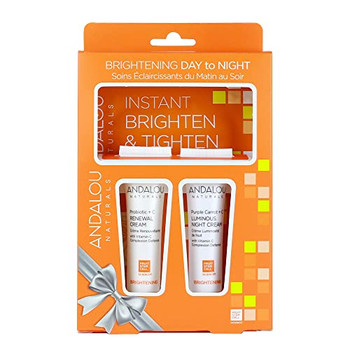 Andalou Naturals - Brightening Day Night Gift Kit - 1 Each-CT
