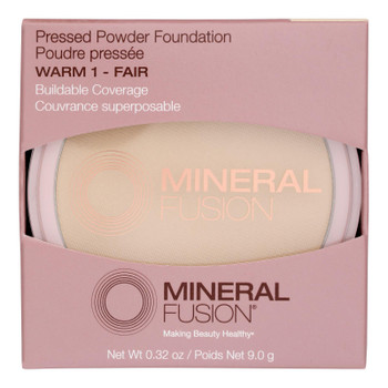 Mineral Fusion - Makeup Pressed Base Warm 1 - 1 Each-.32 OZ