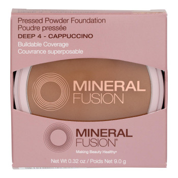 Mineral Fusion - Makeup Pressed Base Deep 4 - 1 Each-.32 OZ