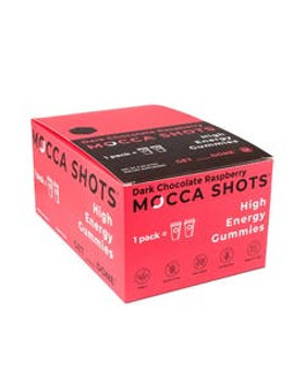 Seattle Gummy Company Dark Chocolate Raspberry Mocca Shots Gummies Display 12 (2 ct) packs Seattle Gummy Company Dark Chocolate Raspberry Mocca Shots Gummies Display 12 (2 ct) packs