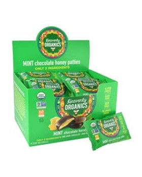 Heavenly Organics Organic Chocolate Mint Honey Patties Display 40 (0.39 oz.) singles Heavenly Organics Organic Chocolate Mint Honey Patties Display 40 (0.39 oz.) singles