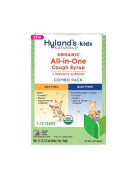 Hylands Kids Organic All-in-One Day & Night Combo Pack Cough Syrup 8 fl. oz. Hylands Kids Organic All-in-One Day & Night Combo Pack Cough Syrup 8 fl. oz.