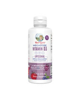 Mary Ruth's Mixed Berry Megadose Vitamin D3 Liposomal 7.6 fl. oz. Mary Ruth's Mixed Berry Megadose Vitamin D3 Liposomal 7.6 fl. oz.