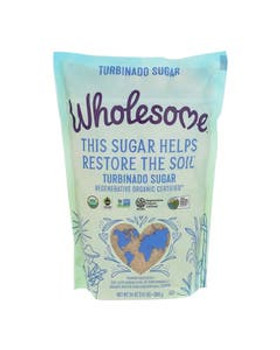 Wholesome Sweeteners Regenerative Organic Turbinado Sugar 24 oz. Wholesome Sweeteners Regenerative Organic Turbinado Sugar 24 oz.