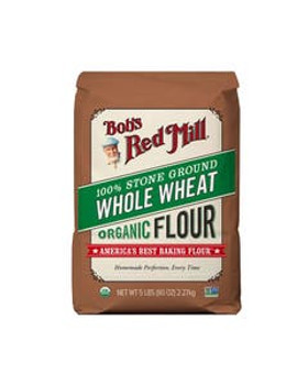 Bob's Red Mill Organic Whole Wheat Flour 5 lbs. Bob's Red Mill Organic Whole Wheat Flour 5 lbs.