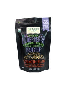 Frontier Co-op Elderberry & Herb Blend for Syrup — Strength Blend, Organic 4.23 oz.
