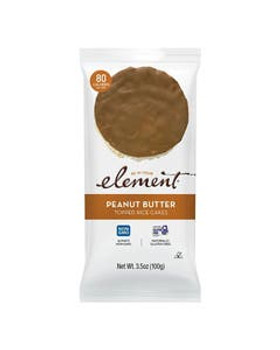 Element Snacks Peanut Butter Topped Rice Cakes 3.5 oz. Element Snacks Peanut Butter Topped Rice Cakes 3.5 oz.