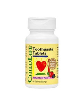 ChildLife Essentials Toothpaste Tablets 60 chewable tablets ChildLife Essentials Toothpaste Tablets 60 chewable tablets