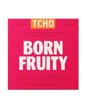 TCHO Born Fruity Dark Chocolate Bar 2.5 oz TCHO Born Fruity Dark Chocolate Bar 2.5 oz