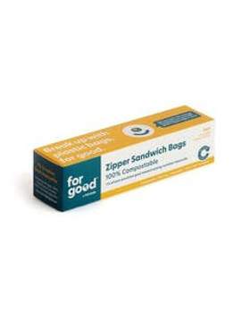 For Good Compostable Sandwich Bags 25 count For Good Compostable Sandwich Bags 25 count