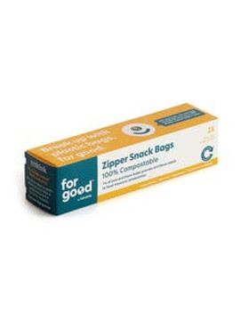 For Good Compostable Snack Bags 25 count For Good Compostable Snack Bags 25 count