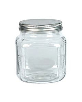 Glass Jar with Metal Lid 32 oz. Glass Jar with Metal Lid 32 oz.