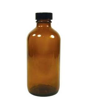 Amber Oil Bottle with Cap 8 oz. Amber Oil Bottle with Cap 8 oz.