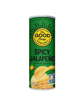 The Good Crisp Company Spicy Jalapeno Potato Crisps 5.6 oz. The Good Crisp Company Spicy Jalapeno Potato Crisps 5.6 oz.