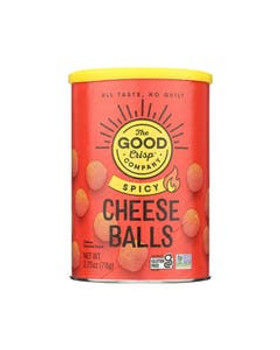 The Good Crisp Company Spicy Cheese Balls 2.75 oz. The Good Crisp Company Spicy Cheese Balls 2.75 oz.