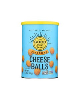 The Good Crisp Company Cheddar Cheese Balls 2.75 oz. The Good Crisp Company Cheddar Cheese Balls 2.75 oz.