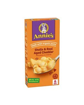 Annie's Real Aged Cheddar Mac & Cheese 6 oz. Annie's Real Aged Cheddar Mac & Cheese 6 oz.