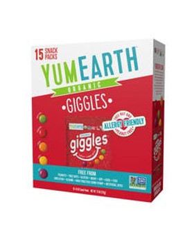 YumEarth Organic Giggles 15 count box YumEarth Organic Giggles 15 count box