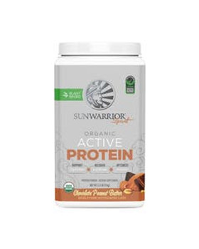Sunwarrior Organic Chocolate Peanut Butter Active Protein 2.2 lbs.