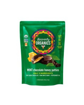 Heavenly Organics Organic Chocolate Mint Honey Patties 4.66 oz. bag Heavenly Organics Organic Chocolate Mint Honey Patties 4.66 oz. bag