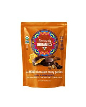 Heavenly Organics Organic Chocolate Almond Honey Patties 4.66 oz. bag Heavenly Organics Organic Chocolate Almond Honey Patties 4.66 oz. bag