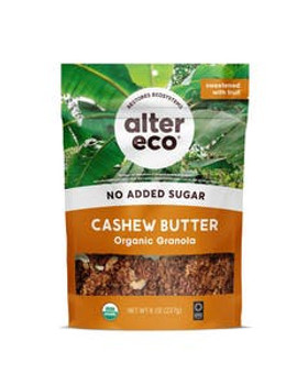 Alter Eco Organic Cashew Butter Granola 8 oz. Alter Eco Organic Cashew Butter Granola 8 oz.