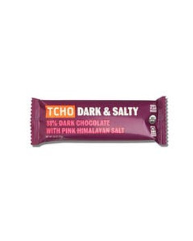 TCHO Chocolate Dark & Salty Dark Chocolate Bar 0.83 oz. TCHO Chocolate Dark & Salty Dark Chocolate Bar 0.83 oz.