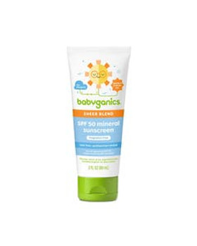 Babyganics Fragrance-Free Baby Sheer Blend Sunscreen Lotion SPF 50 3 fl. oz. Babyganics Fragrance-Free Baby Sheer Blend Sunscreen Lotion SPF 50 3 fl. oz.