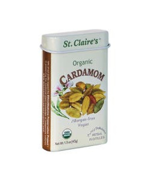 St. Claire's Organics Cardamom Herbal Pastilles 1.5 oz. St. Claire's Organics Cardamom Herbal Pastilles 1.5 oz.