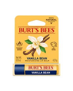 Burt's Bees Vanilla Bean Lip Balm 0.15 oz. blister box Burt's Bees Vanilla Bean Lip Balm 0.15 oz. blister box